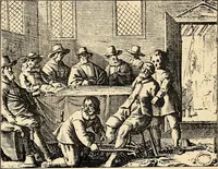 An illustration from Les maladies épidémiques de l'esprit; sorcellerie, magnétisme, morphinisme, délire des grandeurs (1887)