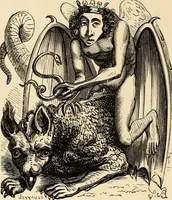 An illustration from Les maladies épidémiques de l'esprit; sorcellerie, magnétisme, morphinisme, délire des grandeurs (1887)