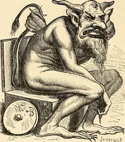 An illustration from Les maladies épidémiques de l'esprit; sorcellerie, magnétisme, morphinisme, délire des grandeurs (1887)