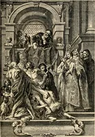 An illustration from Les maladies épidémiques de l'esprit; sorcellerie, magnétisme, morphinisme, délire des grandeurs (1887)