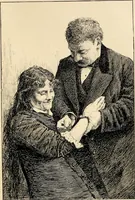 An illustration from Les maladies épidémiques de l'esprit; sorcellerie, magnétisme, morphinisme, délire des grandeurs (1887)