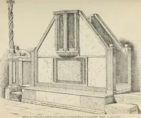 An illustration from Les marbriers romains et le mobilier presbytéral (1897)
