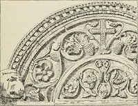 An illustration from Les marbriers romains et le mobilier presbytéral (1897)