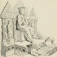 An illustration from Les marbriers romains et le mobilier presbytéral (1897)