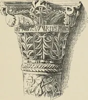 An illustration from Les marbriers romains et le mobilier presbytéral (1897)