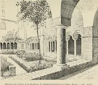 An illustration from Les marbriers romains et le mobilier presbytéral (1897)