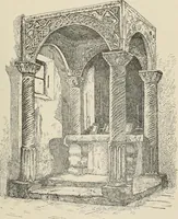 An illustration from Les marbriers romains et le mobilier presbytéral (1897)