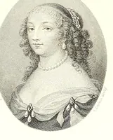 An illustration from Les émaux de Petitot du Musée imperial du Louvre. Portraits de personnages historiques et de femmes célèbres du siècle de Louis XIV (1862)