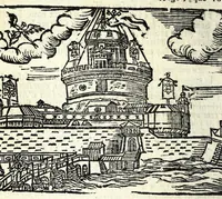 Picture 51 of 52 from Les merueilles de la ville de Rome : ou est traitè des eglises, stations & reliques des corps saints qui y sont : auec la guide qui enseigne aux estrangers à aysement trouuer les choses plus remarquables de Rome : ensemble les noms des papes, empereurs, & autres princes chrestiens (1690), leaf 178
