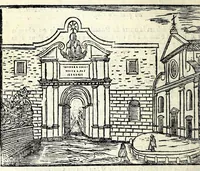 Picture 11 of 52 from Les merueilles de la ville de Rome : ou est traitè des eglises, stations & reliques des corps saints qui y sont : auec la guide qui enseigne aux estrangers à aysement trouuer les choses plus remarquables de Rome : ensemble les noms des papes, empereurs, & autres princes chrestiens (1690), leaf 44