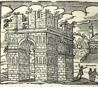Picture 23 of 52 from Les merueilles de la ville de Rome : ou est traitè des eglises, stations & reliques des corps saints qui y sont : auec la guide qui enseigne aux estrangers à aysement trouuer les choses plus remarquables de Rome : ensemble les noms des papes, empereurs, & autres princes chrestiens (1690), leaf 86