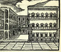 Picture 29 of 52 from Les merueilles de la ville de Rome : ou est traitè des eglises, stations & reliques des corps saints qui y sont : auec la guide qui enseigne aux estrangers à aysement trouuer les choses plus remarquables de Rome : ensemble les noms des papes, empereurs, & autres princes chrestiens (1690), leaf 99