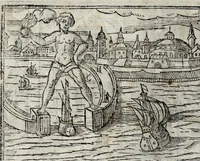 Picture 17 of 33 from Les merveilles de la ville de Rome : ou est traictè des eglises, stations, & reliques des corps saincts, qui y sont. Auec la guide, qui enseigne aux estrangers à aysèment trouuer les choses plus remarquables de Rome. Auec les noms des papes, & empereurs, & autres princes chrestiens. Nouellement corrige, & amplifiè: auec vne addition de tout ce qui s'est fait par le pape Clement huictiesme d'heureuse memoire. Et de la restauration des eglises et chapelles, faictes per N.S. pere le pape Paul cinquiesme. Auec les noms des peintres, & autres choses notables. Auec le sept meruilles du monde, & autres choses notables. Et nouellement orne de plusieurs tres belles figures (1646), leaf 152
