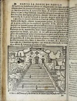 Picture 12 of 33 from Les merveilles de la ville de Rome : ou est traictè des eglises, stations, & reliques des corps saincts, qui y sont. Auec la guide, qui enseigne aux estrangers à aysèment trouuer les choses plus remarquables de Rome. Auec les noms des papes, & empereurs, & autres princes chrestiens. Nouellement corrige, & amplifiè: auec vne addition de tout ce qui s'est fait par le pape Clement huictiesme d'heureuse memoire. Et de la restauration des eglises et chapelles, faictes per N.S. pere le pape Paul cinquiesme. Auec les noms des peintres, & autres choses notables. Auec le sept meruilles du monde, & autres choses notables. Et nouellement orne de plusieurs tres belles figures (1646), leaf 74