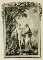 An illustration from Les metamorphoses d'Ovide : en Latin et en François (1767)