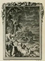 An illustration from Les metamorphoses d'Ovide : en Latin et en François (1767)