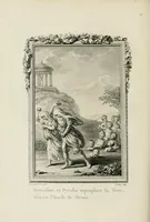 An illustration from Les metamorphoses d'Ovide : en Latin et en François (1767)