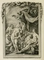 An illustration from Les metamorphoses d'Ovide : en Latin et en François (1767)