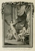 An illustration from Les metamorphoses d'Ovide : en Latin et en François (1767)