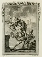 An illustration from Les metamorphoses d'Ovide : en Latin et en François (1767)