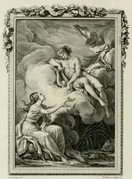 An illustration from Les metamorphoses d'Ovide : en Latin et en François (1767)