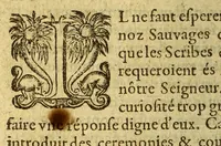 An illustration from Les Muses de la Nouvelle France (1609)
