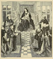 An illustration from Les Musées de Madrid : Le Prado, San Fernando, L'Armeria (1896)