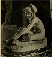 An illustration from Les musées d'Europe. La sculpture au Louvre; (1900)