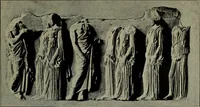 An illustration from Les musées d'Europe. La sculpture au Louvre; (1900)