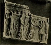 An illustration from Les musées d'Europe. La sculpture au Louvre; (1900)