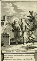 An illustration from Les mysteres de l'amour divin : avec des reflexions morales, tirées de l'ecriture sainte & des saints peres (1719)