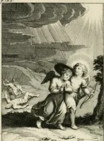 An illustration from Les mysteres de l'amour divin : avec des reflexions morales, tirées de l'ecriture sainte & des saints peres (1719)