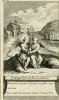 An illustration from Les mysteres de l'amour divin : avec des reflexions morales, tirées de l'ecriture sainte & des saints peres (1719)