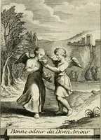An illustration from Les mysteres de l'amour divin : avec des reflexions morales, tirées de l'ecriture sainte & des saints peres (1719)