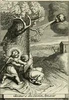 An illustration from Les mysteres de l'amour divin : avec des reflexions morales, tirées de l'ecriture sainte & des saints peres (1719)