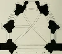 An illustration from Les niches d'autel du XIIe siècle dans les Soissonnais (1913)