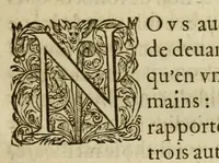 An illustration from Les oeuures de Philon Iuif, autheur tres-eloquent, et philosophe tres-graue : contenans l'interpretation de plusieurs diuins & sacrez mysteres, & l'instruction d'vn chacun en toutes bonnes & sainctes moeurs (1575)