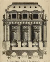 An illustration from Les oeuvres d'architectvre d'Anthoine Le Pavtre (1652)