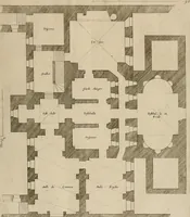 An illustration from Les oeuvres d'architectvre d'Anthoine Le Pavtre (1652)