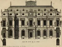 An illustration from Les oeuvres d'architectvre d'Anthoine Le Pavtre (1652)