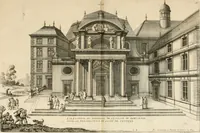 An illustration from Les oeuvres d'architectvre d'Anthoine Le Pavtre (1652)