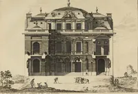 An illustration from Les oeuvres d'architectvre d'Anthoine Le Pavtre (1652)