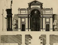An illustration from Les oeuvres d'architectvre d'Anthoine Le Pavtre (1652)