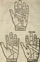 An illustration from Les oevvres de M. Iean Belot ... Contenant la chiromence physionomie, l'art de memoire de Raymond Lulle; traicté des diuinations, augures & songes; les sciences steganographiques, paulines, armadelles & lullistes; l'art de doctement prescher & haranguer, &c (1662)