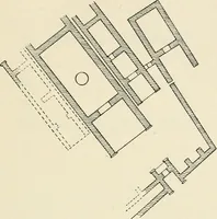 An illustration from Les origines de l'édifice hypostyle en Grèce, en Orient et chez les romains (1913)