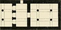 An illustration from Les origines de l'édifice hypostyle en Grèce, en Orient et chez les romains (1913)
