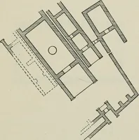 An illustration from Les origines de l'édifice hypostyle en Grèce, en Orient et chez les romains (1913)