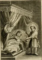 An illustration from Les pieux sentimens d'une ame chrestienne : exposez sous des emblesmes familiers, tirez de l'Ecriture Sainte : divisez en trois parties : la premiere traite des larmes & soûpirs de la penitence, la seconde, des desirs de l'ame juste, la troisième, des soûpirs d'une ame convertie en Dieu : traduction nouvelle, avec des figures (1692)