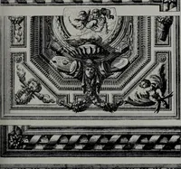 An illustration from Les plafonds; transformations progressives du XVIe au XIXe siècle, deux cent trent reproductions documentaires (1922)
