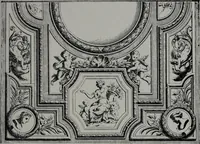 An illustration from Les plafonds; transformations progressives du XVIe au XIXe siècle, deux cent trent reproductions documentaires (1922)
